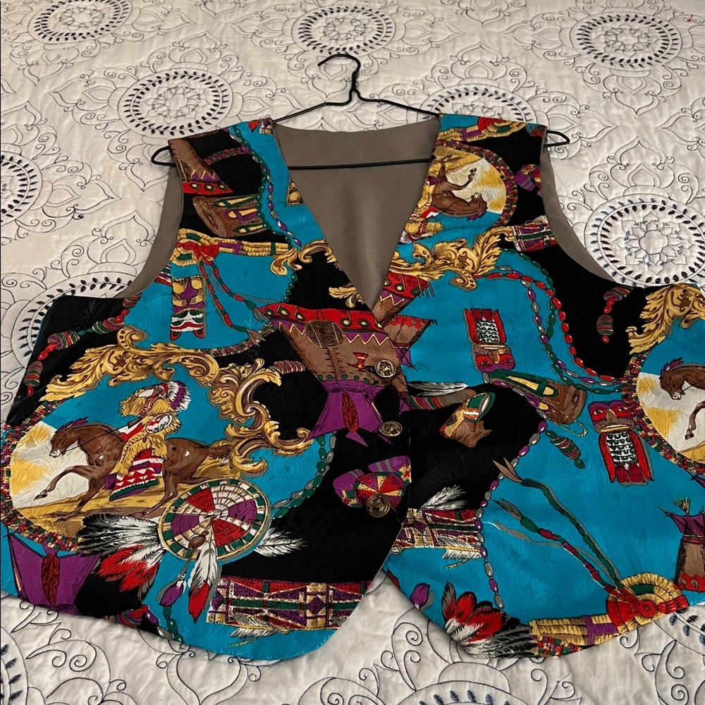 Colorful Patterned Vest